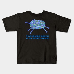 Psychedelic Haggis Is My Spirit Animal Kids T-Shirt